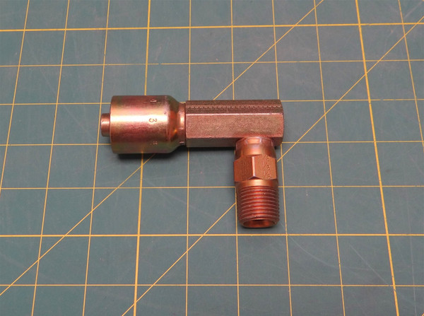 Parker 11L43-8-8 Hose Fitting  --  1/2" Male NPT Pipe x 1/2" I.D. 