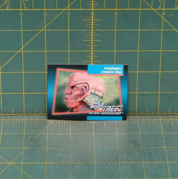 Star Trek The Next Generation 1992 Trading Card #86 Prosthetics / Creature Shop