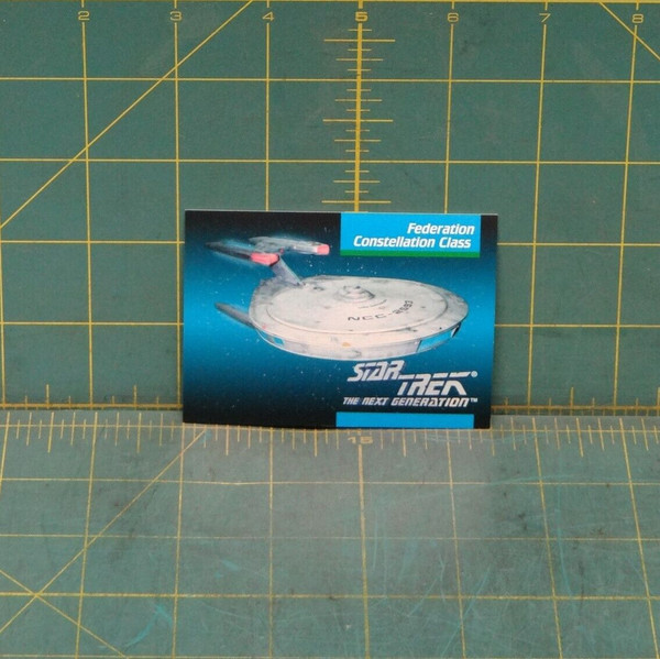 Star Trek The Next Generation Trading Card #42 Federation Constellation Class