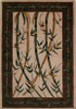 BAMBOO FOREST (Tufted) (Ivory/Coffee) #99462