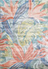 Bird of Paradise (tufted) Blue/Green (Bamboo silk) L#116918, 134440RD