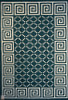 SAMPLE DHURRIE  BLUE (SQ) SAMPLE DHURRIE  BLUE (SQ)