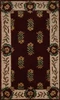 Pineapple A/O Burgundy/Ivory (tufted) #116280
