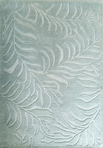 Palm Leaf Tufted (Light Aqua L#120424)