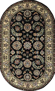 Sultanabad AB-127 Black/Beige #132614 Sultanabad AB-127 Black/Beige #132614