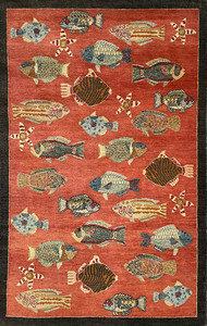 FISH RED/BLACK #134056