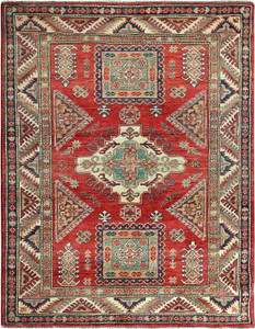 Kazak Red/Ivory #132710 Kazak Red/Ivory #132710