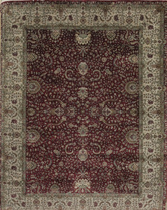 1109 Burgundy/Beige #87898