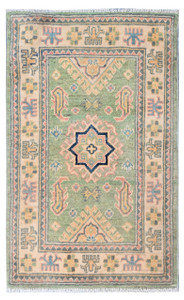 Kazak Green/Beige #140385
