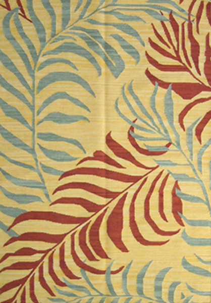 Palm leaf coconut yellow