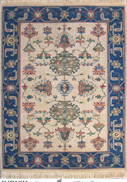 Heriz V-11 IVORY/NAVY (IVORY/NAVY L#13047)