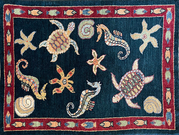 TURTLE & SEAHORSE NAVY/RED #134043/#138517