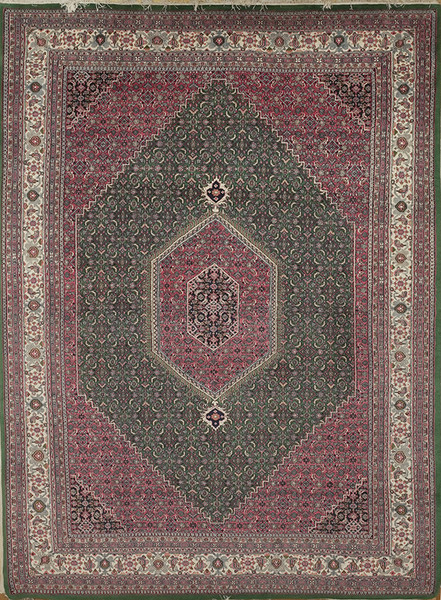 Bidjar Green/Rose mfg#18425 Bidjar Green/Rose mfg#18425