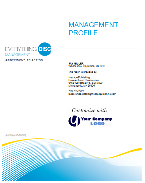 Everything DiSC Management Profile