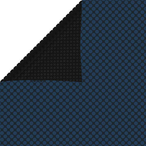 vidaXL Floating PE Solar Pool Film 216.1"x107.9" Black and Blue