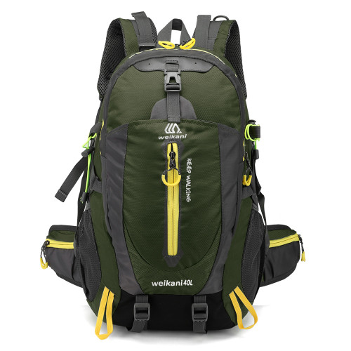 Color: Army Green - Nylon Travel Backpack