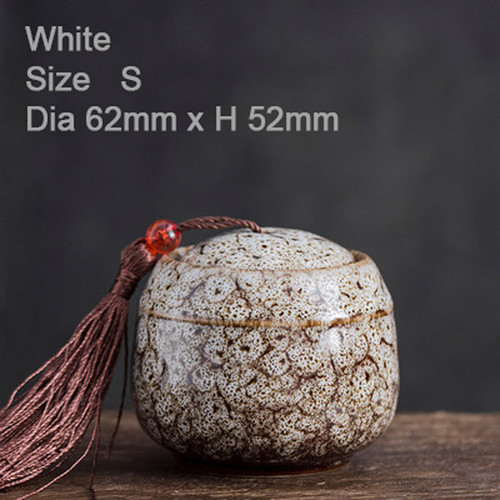 Color: White - Memorial Container Pet Ashes Casket Hand-painted Ceramics