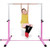 Adjustable Gymnastics Horizontal Bar for Kids - Color: Pink