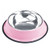 72oz. Pink Stainless Steel Dog Bowl
