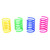 Cat Spring Toys, 4 Pack Cat Spiral Springs for Indoor Cats, Colorful & Durable Plastic Spring Coils