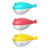 Fish Shape Built-in Small Bell Cat Pet Toothbrush Refillable Catnip Simulation Fish Teeth Cleaning 
