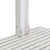 vidaXL Garden Shower White Wood