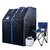 Sojourner Portable Sauna for Home - Steam Sauna Tent;  Personal Sauna - Sauna Heater;  Tent;  Chair