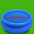 Floating Round PE Solar Pool Film 98.4" Blue