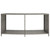 vidaXL Storage Shelves 2 pcs Gray Poly Rattan