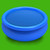 Round Pool Cover 216 inch PE Blue