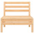 vidaXL Patio 2-Seater Sofa Solid Pinewood