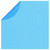 vidaXL Floating Round PE Solar Pool Film 118" Blue