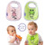 Milk&Moo Towel Bib Set of 2 Sprat Frog and Chinchilla