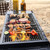 6/12pcs Stainless Steel Skewers; BBQ Needle Sticks; Metal Skewers For Meat Shrimp Chicken Vegetable