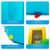 Inflatable Water Park Bounce House with Climbing Wall without Blower - Color: Multicolor
