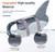 Dog Life Jacket Shark; Dog Lifesaver Vests with Rescue Handle for Small Medium and Large Dogs; Pet 