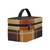 Brown Checker Style Cosmetic Bag