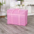 Color: Pink, Size: M - Waterproof storage snakeskin bag