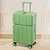 Color: Avocado Green, Size: 20 Inches - Front Half-opening Multifunctional Luggage
