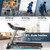 4.75 HP Folding Treadmill with Auto Incline and 20 Preset Programs-Black - Color: Black