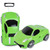Color: 3705 Green - Children's Remote-control Automobile Suitcase