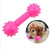 New Rubber Dog Toy with Thorn Bone Rubber Molar Teeth Pet Toy Dog bite Resistant Molar Training Dog
