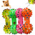 1pcs Pet Dog Cat Puppy Sound Polka Dot Squeaky Toy Rubber Dumbbell Chewing Funny Toy
