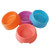 1Pc High Quality Solid Color Pet Bowls Candy-Colored Lightweight Plastic Single Bowl Small Dog Cat 