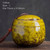Color: Gold? Yellow - Memorial Container Pet Ashes Casket Hand-painted Ceramics