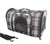 Color: Black plaid, Size: S - Pet dog backpack dog out portable folding bag breathable gas travel b