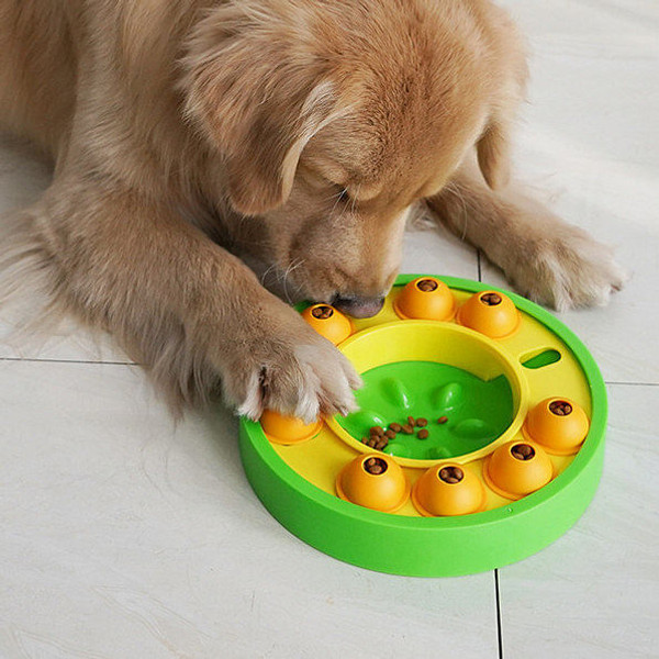 Dog Pets Puzzle Toys Slow Feeder Interactive Increase Puppy IQ Food Dispenser Slowly Eating NonSlip