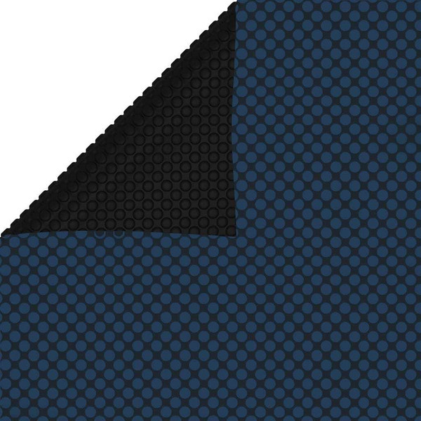 Floating PE Solar Pool Film 192.1"x96.1" Black and Blue