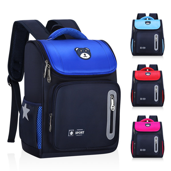 Color: Sky blue, Size: S - Space schoolbag