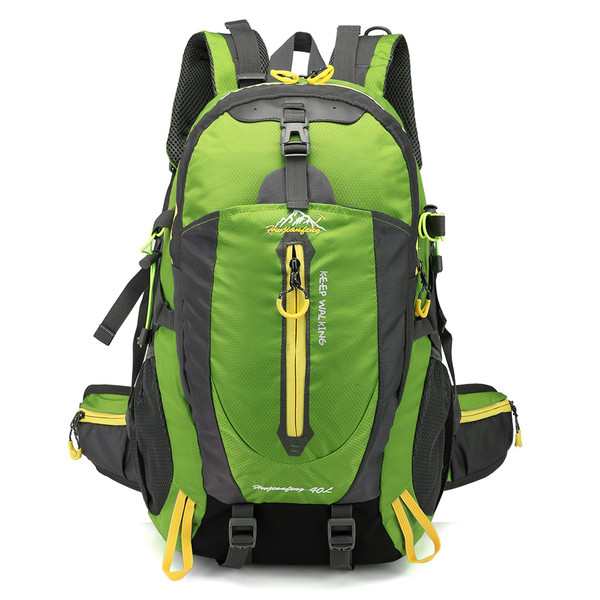 Color: Green - Nylon Travel Backpack